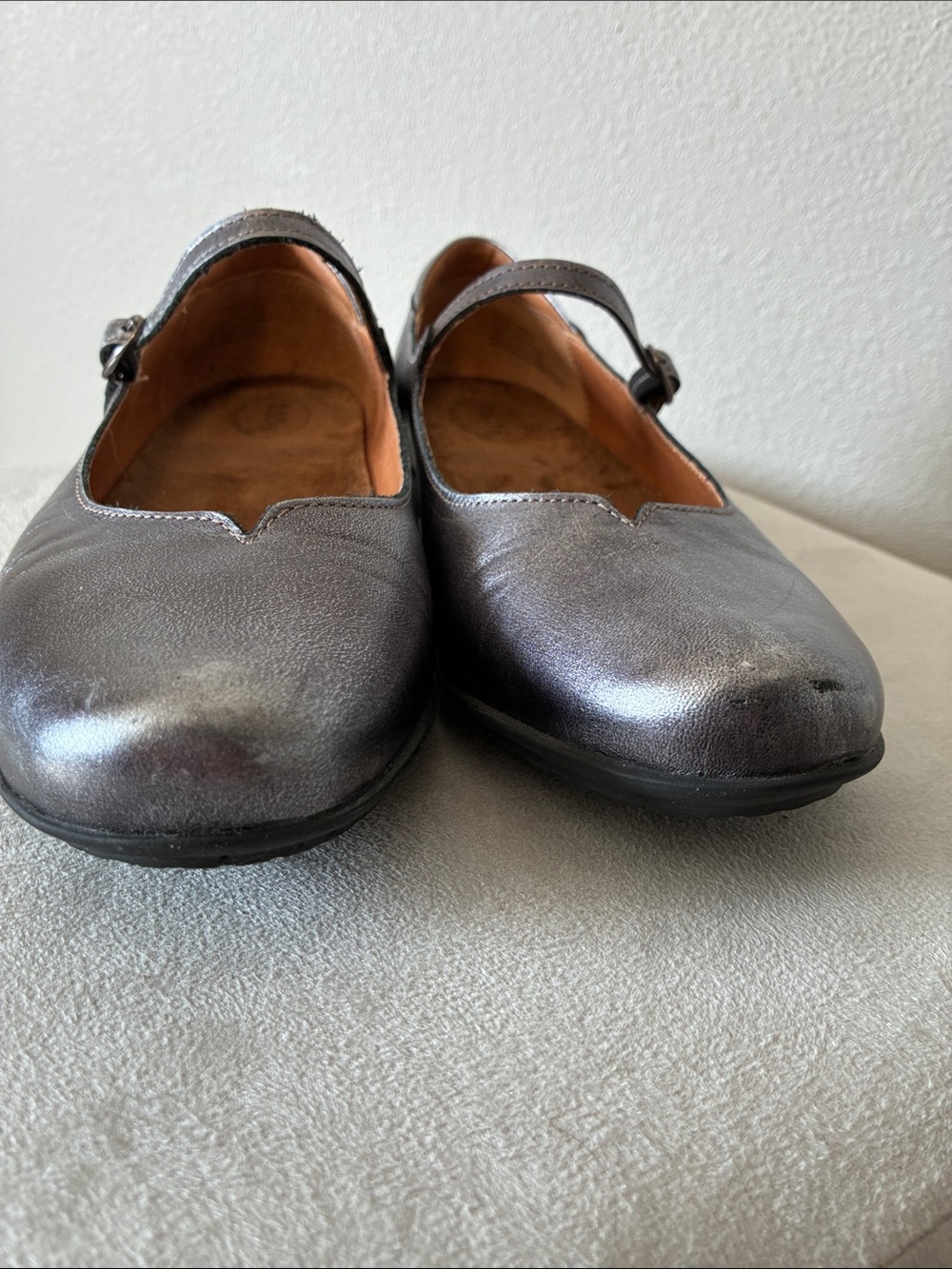 Taos Mary Jane gun Metal Gray Pewter Size 41 / 10 - Picture 7 of 7